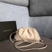 Bottega Veneta The Pouch 20 Clutch In Nude Calfskin