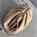 Bottega Veneta The Pouch 20 Clutch In Nude Calfskin