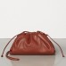 Bottega Veneta The Pouch 20 Clutch In Rust Calfskin