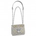 Louis Vuitton Twist PM Bag Silver Sequins M55842