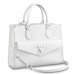 Louis Vuitton White Lockme Tote PM Bag M55817