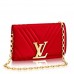 Louis Vuitton Pochette Louise GM Bag In Red Calfskin M54113