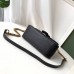 Gucci GG Marmont Mini Top Handle Bag In Black Leather