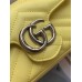 Gucci Pastel Yellow GG Marmont Matelasse Super Mini Bag