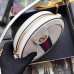 Gucci White Calfskin Ophidia Mini Round Shoulder Bag