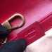 Gucci GG Marmont Super Mini Bag In Black Diagonal Leather