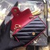 Gucci GG Marmont Super Mini Bag In Black Diagonal Leather