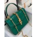 Gucci Sylvie 1969 Patent Mini Top Handle Green Bag