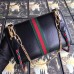 Gucci Rajah Small Black Shoulder Bag