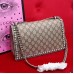 Gucci Pink Dionysus GG Supreme Crystal Small Shoulder Bag