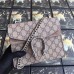 Gucci Taupe Dionysus GG Supreme Mini Bag