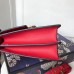 Gucci Red Dionysus Medium Bamboo Top Handle Bag