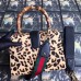 Gucci Leopard Dionysus Small Bamboo Top Handle Bag