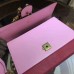 Gucci Pink Stripe Dionysus Small Bamboo Top Handle Bag