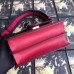 Gucci Red Dionysus Mini Bamboo Top Handle Bag