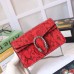 Gucci Red Dionysus Super Mini Snakeskin Bag