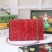 Gucci Red Dionysus Super Mini Snakeskin Bag