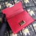 Gucci Red Padlock Medium Guccissima Shoulder Bag