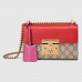 Gucci Red Padlock Small GG Supreme Shoulder Bag