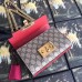 Gucci Red Padlock Small GG Supreme Shoulder Bag