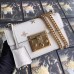 Gucci White Padlock Bee Star Small Shoulder Bag