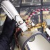 Gucci White Sylvie Bee Star Mini Leather Bag