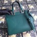 Gucci Zumi Small Top Handle Bag In Green Grainy Leather