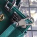 Gucci Zumi Small Top Handle Bag In Green Grainy Leather