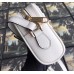 Gucci Ophidia Mini Bag In White Leather