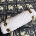 Gucci White GG Marmont Small Matelasse Shoulder Bag