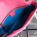 Gucci Pink GG Marmont Small Velvet Shoulder Bag