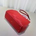 Gucci Red GG Marmont Medium Matelasse Top Handle Bag