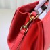 Gucci Red GG Marmont Medium Matelasse Top Handle Bag