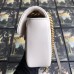 Gucci White GG Marmont Mini Matelasse Shoulder Bag