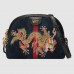 Gucci Navy Ophidia Dragon Small Shoulder Bag