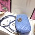 Gucci Light Blue GG Marmont Small Camera Shoulder Bag