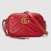 Gucci Red GG Marmont Matelasse Mini Bag