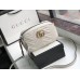 Gucci White GG Marmont Matelasse Mini Bag