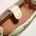 Gucci White GG Marmont Medium Shopping Bag