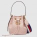 Gucci Light Pink GG Marmont Bucket Bag