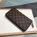 Louis Vuitton Zippy Wallet Damier Ebene Canvas N41661