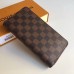 Louis Vuitton Zippy Wallet Damier Ebene N60015