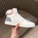 Louis Vuitton Rivoli Sneaker Boots In White Monogram Leather