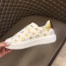 Louis Vuitton Gold Metallic Monogram Time Out Sneakers