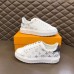 Louis Vuitton Silver Metallic Monogram Time Out Sneakers