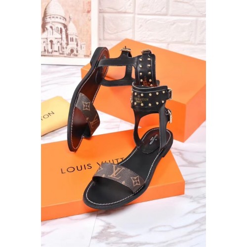 Replica Louis Vuitton Nomad Sandals Monogram Canvas